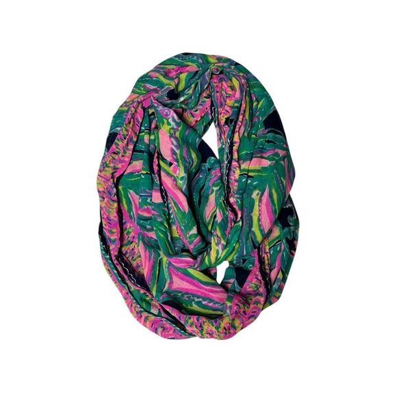 Lilly Pulitzer Lightweight Cotton Infinity Scarf - Picture 4 of 4